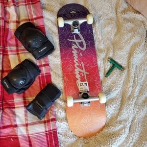 Brand NEW ombre rose complete build skateboard